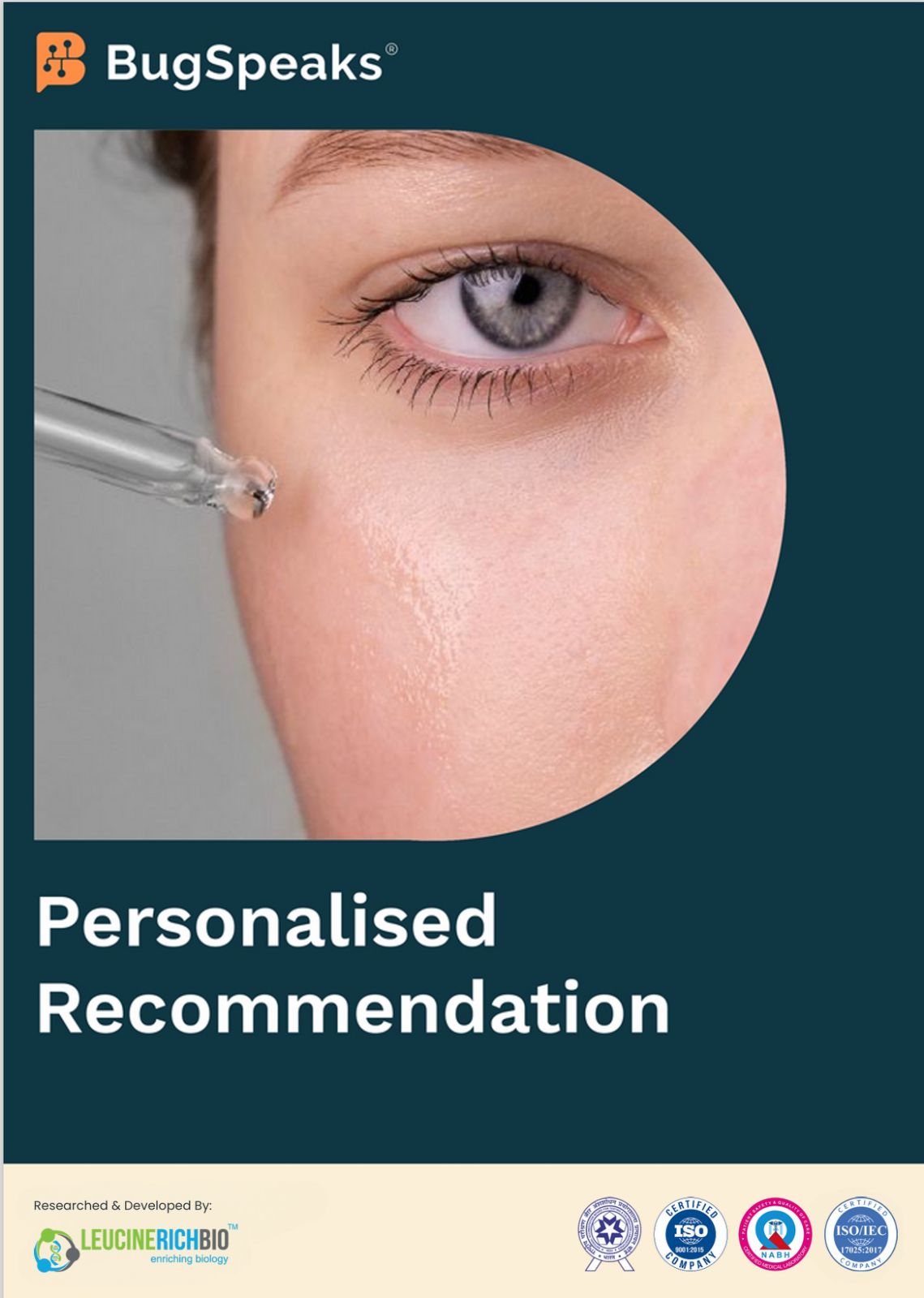 BugSpeaks Skin Microbiome Test комплект за вземане на кожна проба за анализ на кожен микробиом